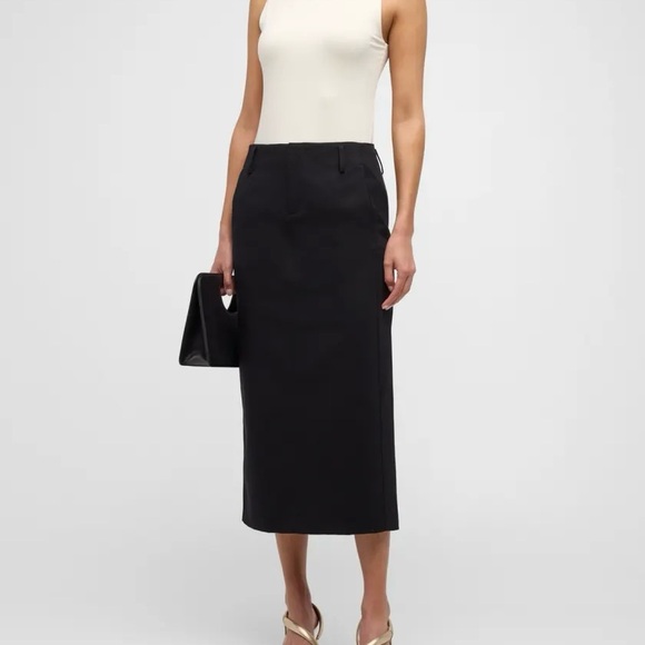 Brand New- Vince Straight-Fit Midi Trouser Skirt in Black 🖤 - Picture 10 of 14